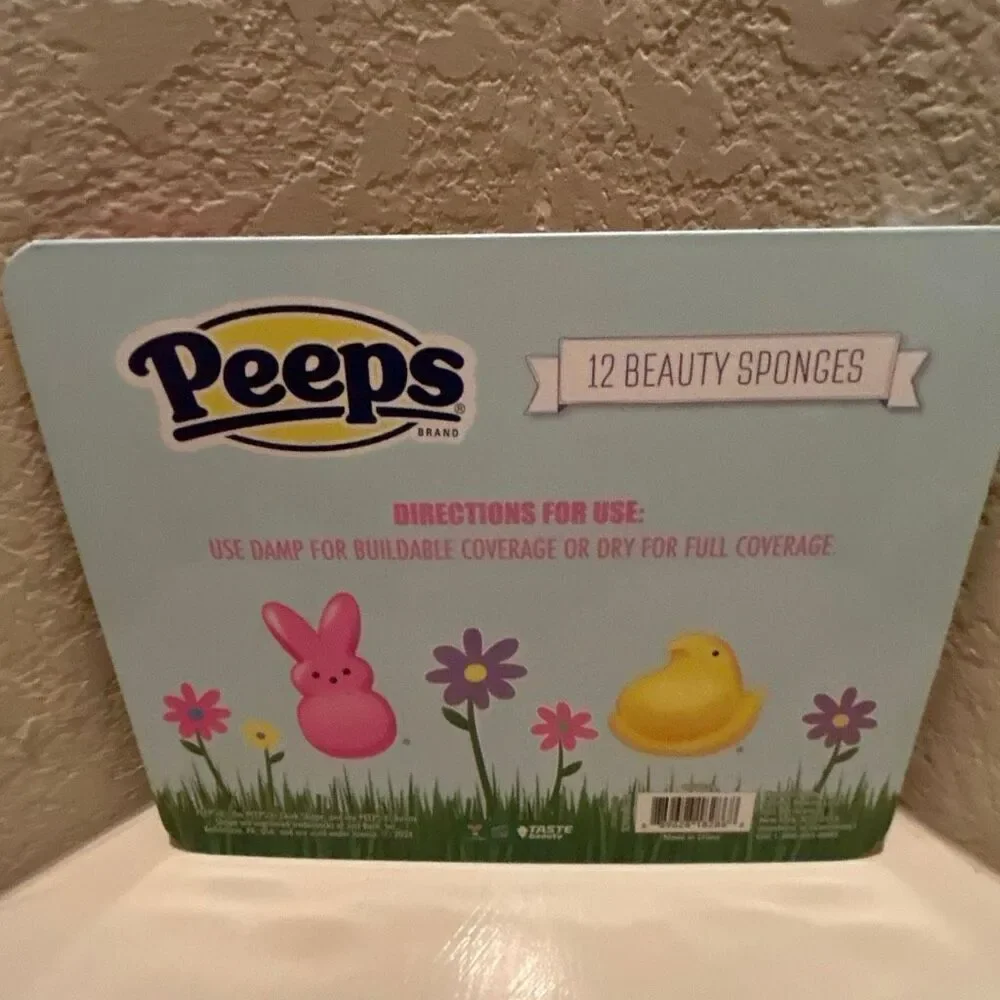 Peeps Beauty Blending Makeup Sponges 12 PC Giftable Pastel Spring Cosmetic NEW